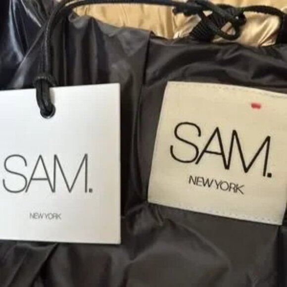 SAM. Freestyle Down Puffer Jacket in Gold - Women's M, NWT - Picture 7 of 13